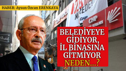 Belediyeye gidiyor, il binasına gitmiyor neden…?